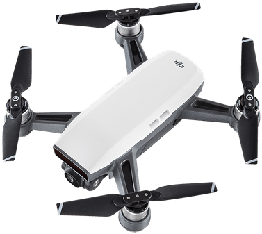 Dji Spark Top View - Dji Spark Mini Quadcopter (400x400), Png Download