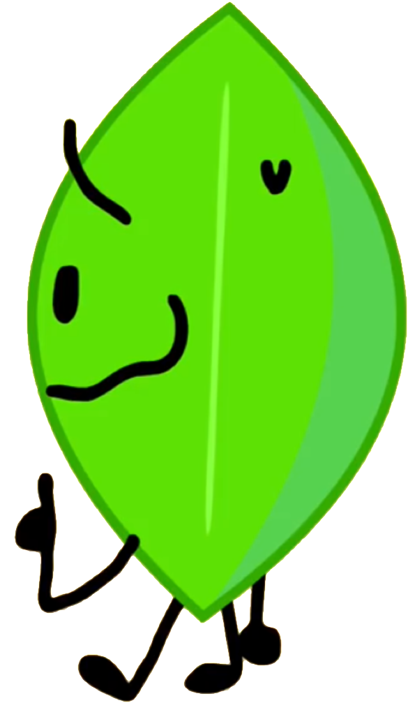 Leafy Nervous - Bfb Leafy (647x1024), Png Download