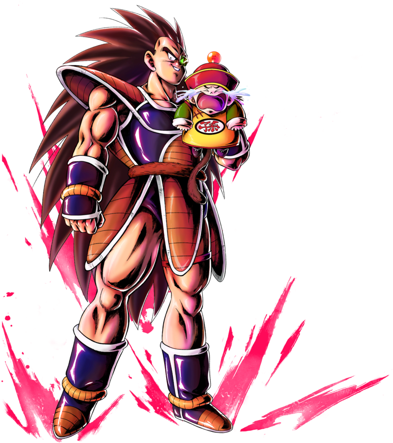 Ruthless Invader Raditz Png (1024x1024), Png Download