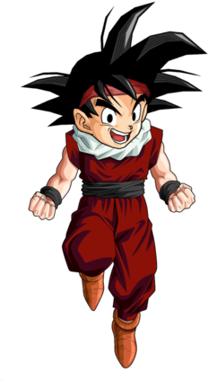 Kid Raditz And Kid Goku Kid Goku Jr Jr By Blackpiroflame-d3ecior - Bardock Jr (278x436), Png Download