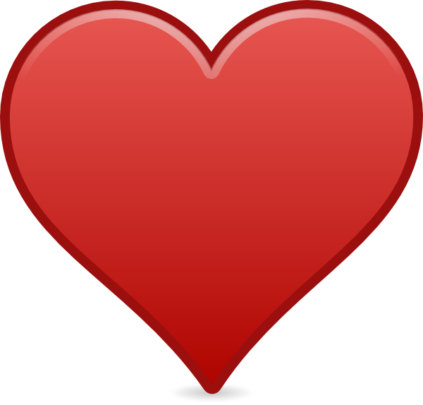 Small - Clip Art Heart Png (600x574), Png Download
