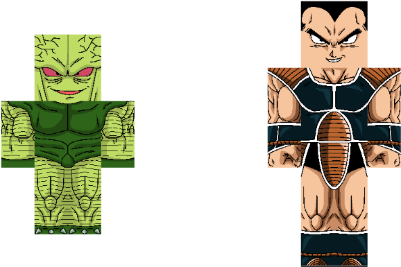 I Can't Put The Red Bands On Just One Side Of Raditz - Cartoon (768x384), Png Download
