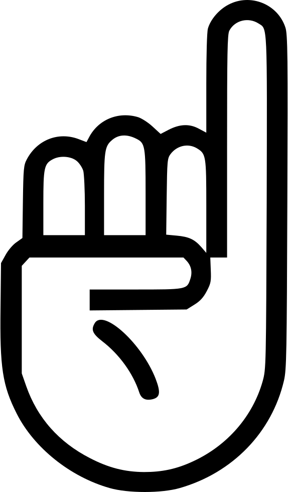 Finger Fingers Pee Sign Permission Comments - Icon Permission (574x980), Png Download
