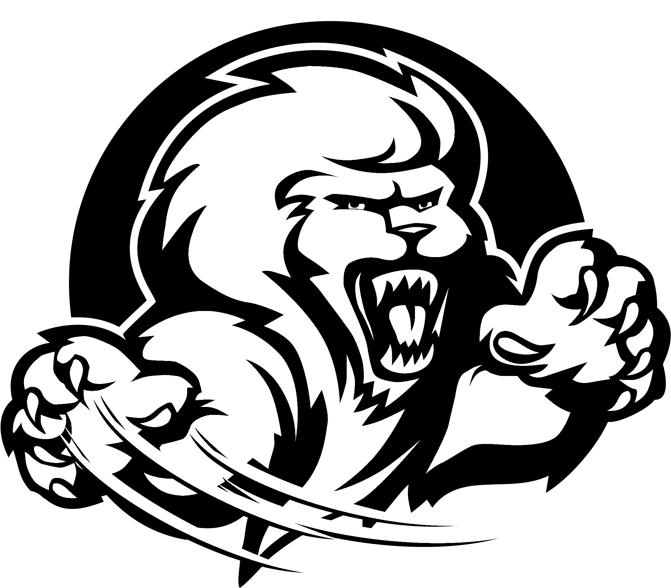 Pee Dee Pride Logo Black And White - St Stephen's Secondary School (2400x2400), Png Download