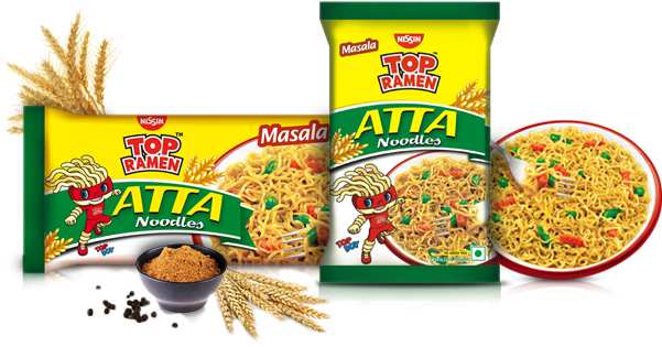 Top Ramen Atta Noodles - Top Ramen Atta Noodles 70ms (612x351), Png Download