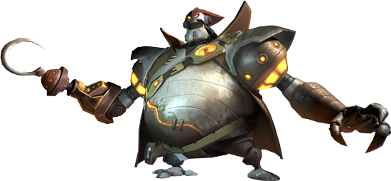 Http - //en - Ratchet-galaxy - Com/images/racod/ - Captain Slag Ratchet And Clank (550x254), Png Download