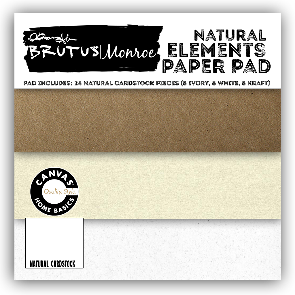 Monroe Natural Elements Paper Pad - Paper Pad 6" X 6" Tangled Elements Fall - Scrapbook (1024x1024), Png Download