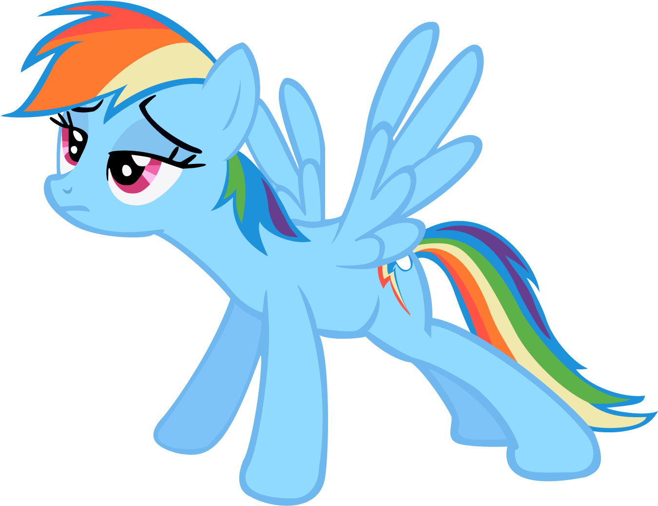 Post 30663 0 54996700 1427643149 Thumb - Rainbow Dash Stretching (1776x1336), Png Download