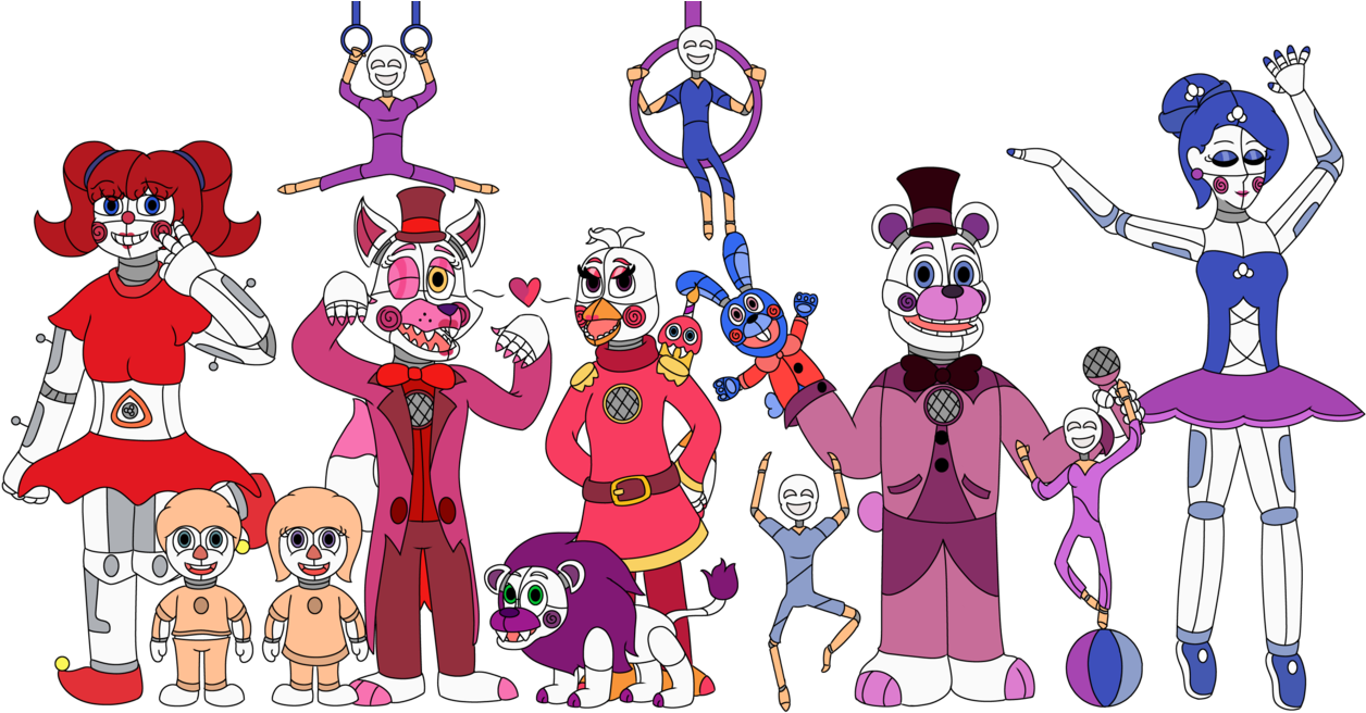 Hentai Fnaf Pizzeria Simulator (1280x661), Png Download