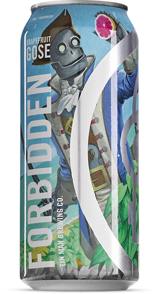 Forbidden Grapefruit - Tin Man Brewing Company (311x574), Png Download