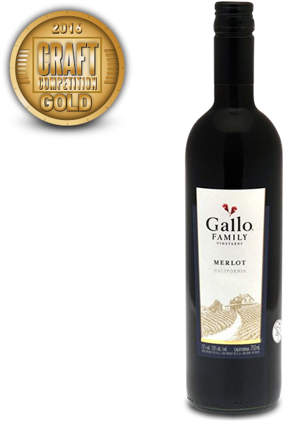 Gallo Family Merlot - Gallo Family Merlot 2015 (420x600), Png Download