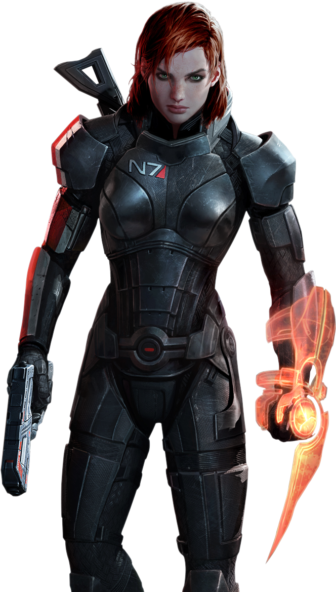 8378 E104 - Mass Effect Female Shepard Armor (729x1200), Png Download