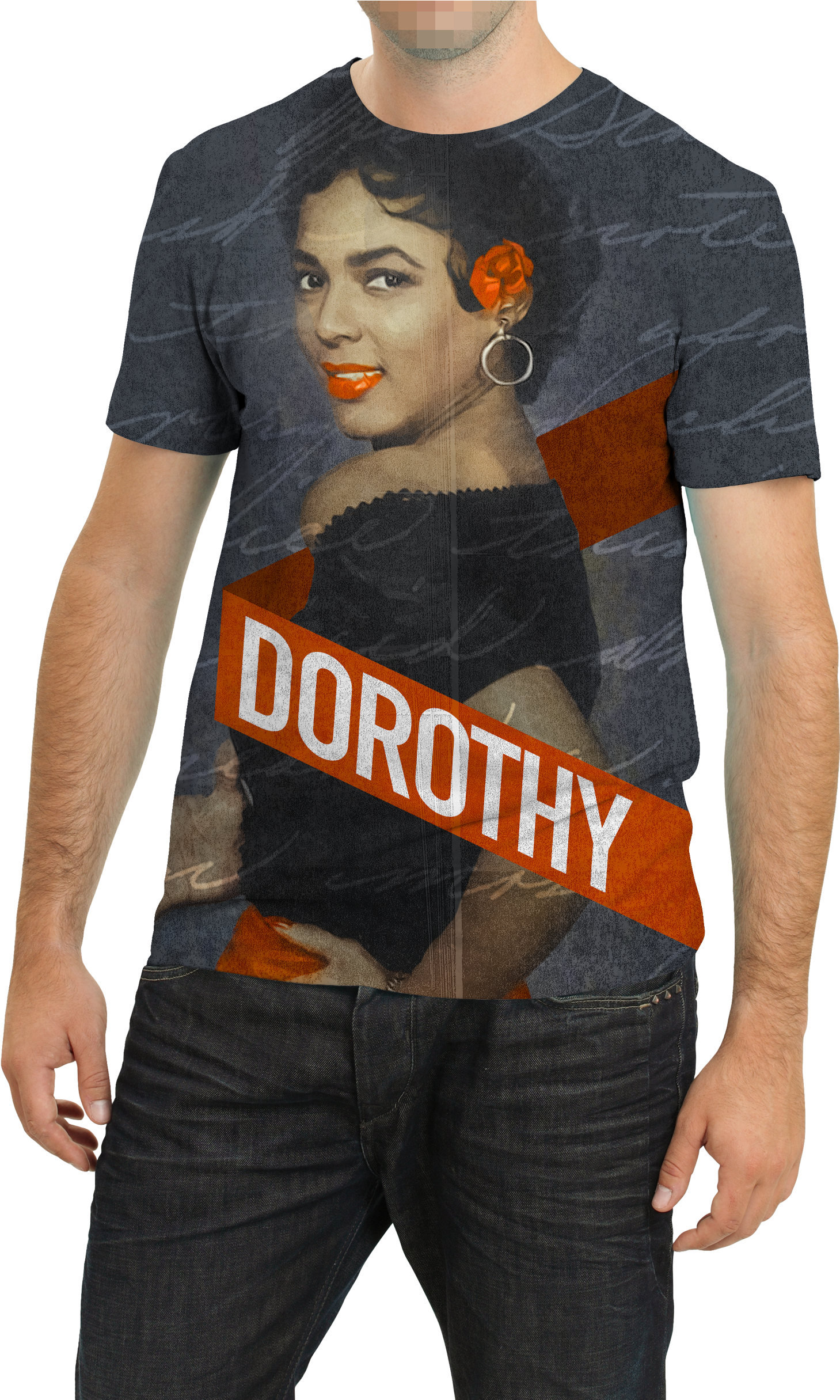Dorothy - T Shirt Mockup Back Psd (2000x2430), Png Download