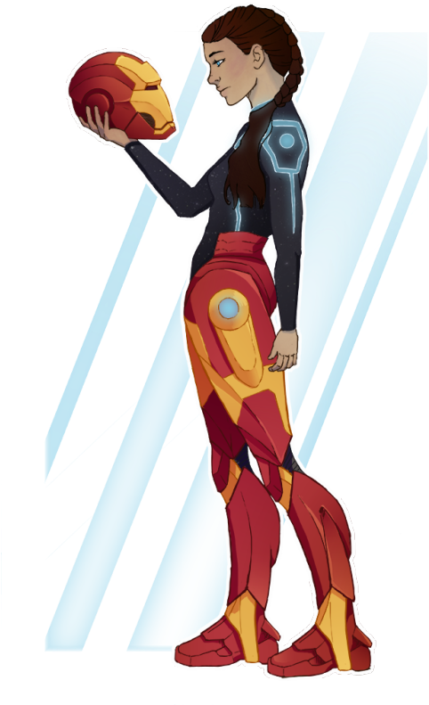 Tony Stark - Sexy Genderbent Tony Stark (517x810), Png Download