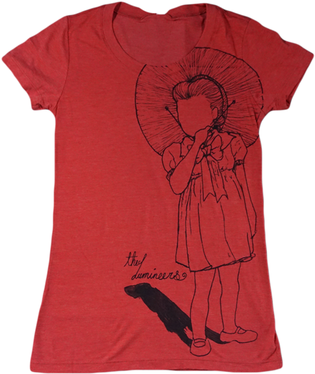 Ladies Faceless Girl Shirt - Girl (600x600), Png Download