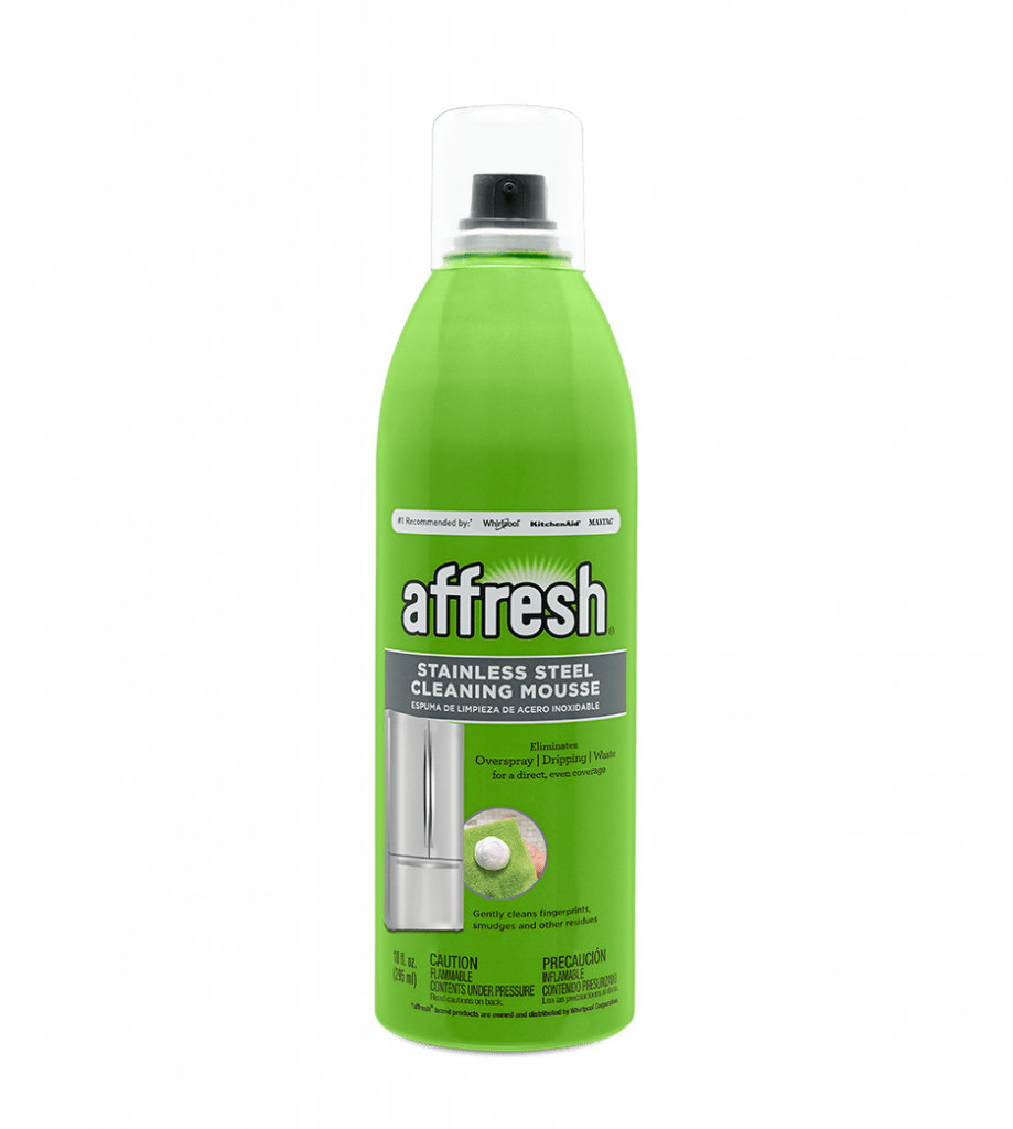 Affresh Stainless Steel Cleaning Mousse - Affresh Stainless Steel Cleaning Spray (919x1024), Png Download