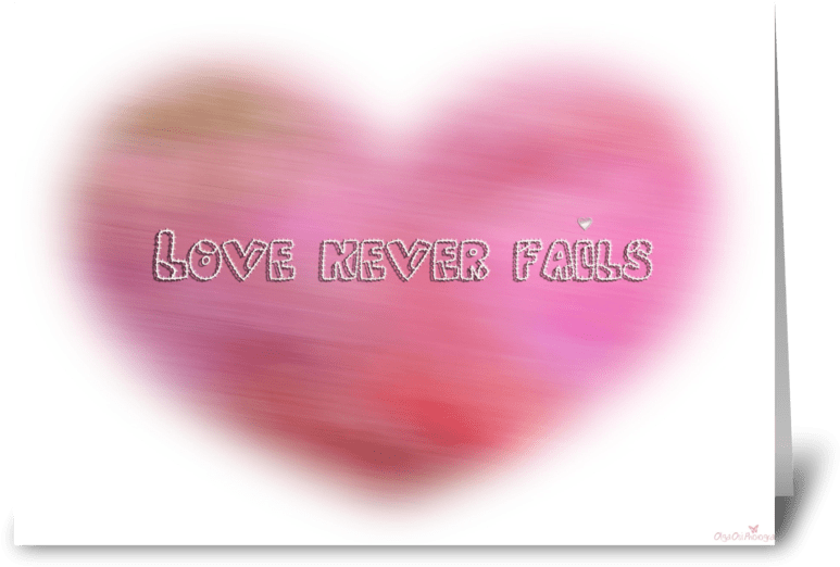 Blurred Heart Greeting Card - Heart (848x698), Png Download