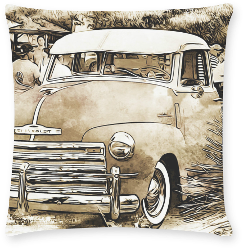Vintage Chevrolet Chevy Truck New Pillow Case Pillow - 1950's Classic Chevy Chevrolet Truck Wristlet, Women's, (800x800), Png Download