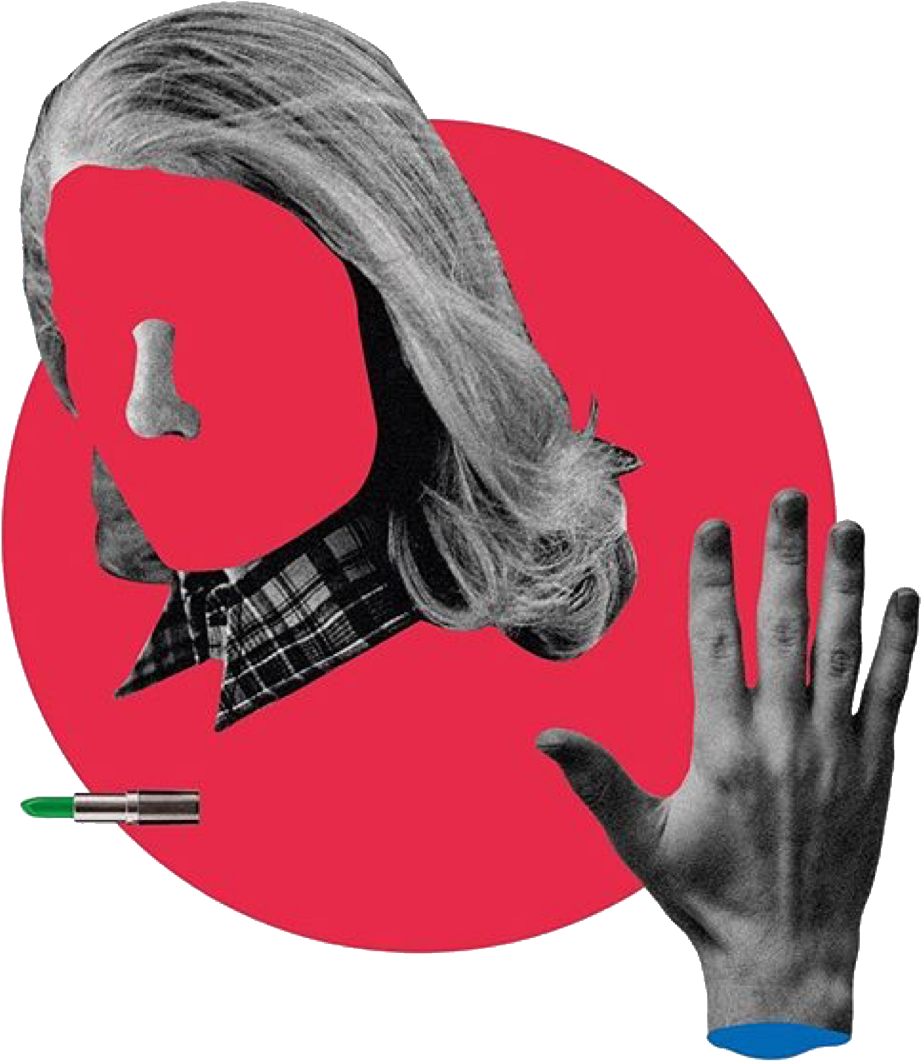 Faceless Hand Lipstick Freetoedit - Illustration (1024x1122), Png Download