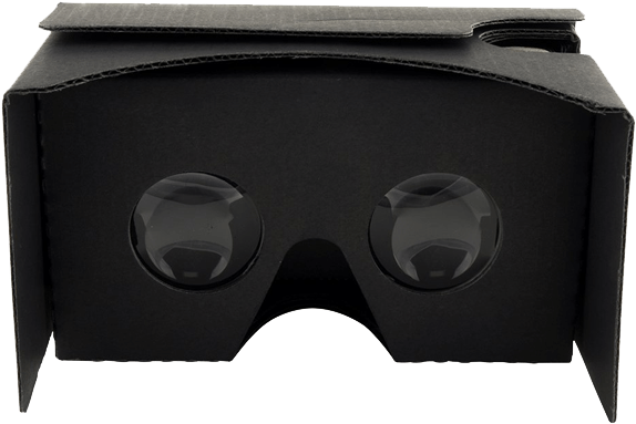 Briztech Vr Google Cardboard 20 Black - Black Cardboard Vr (616x459), Png Download