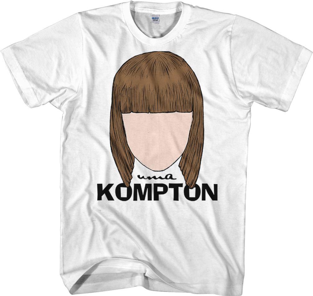 Uma Kompton Faceless Logo T-shirt - Sharon Needles T Shirt (1024x992), Png Download