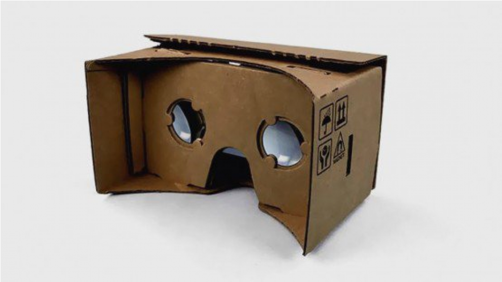 Google Cardboard Vr Headset (990x1098), Png Download