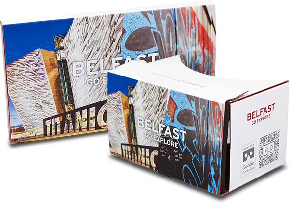 Branded Google Cardboard In Belfast Design Virtual - Carton (600x600), Png Download