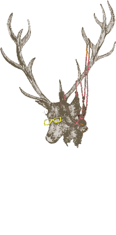 Stag-logo - Elk (480x1004), Png Download