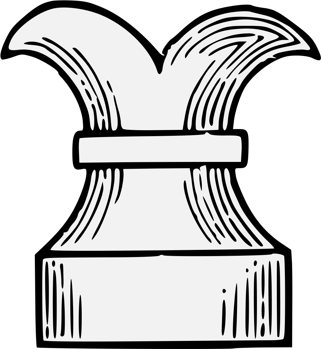 Chess Rook - Heraldic Chess (1049x1132), Png Download