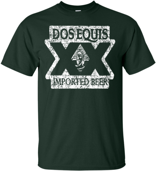 Dos Equis Xx Lager Beer T-shirt Custom Designed Worn - Harley Davidson Shovelhead Shirt (600x600), Png Download