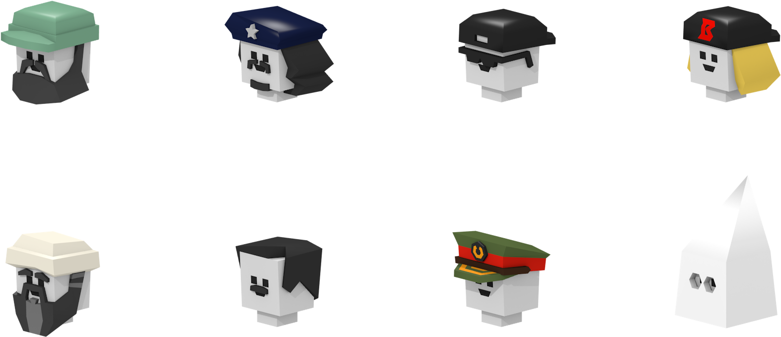 Collection Of 8 Hats Depicting Various Leaders, Revolutionaries, - Misfits (1800x900), Png Download
