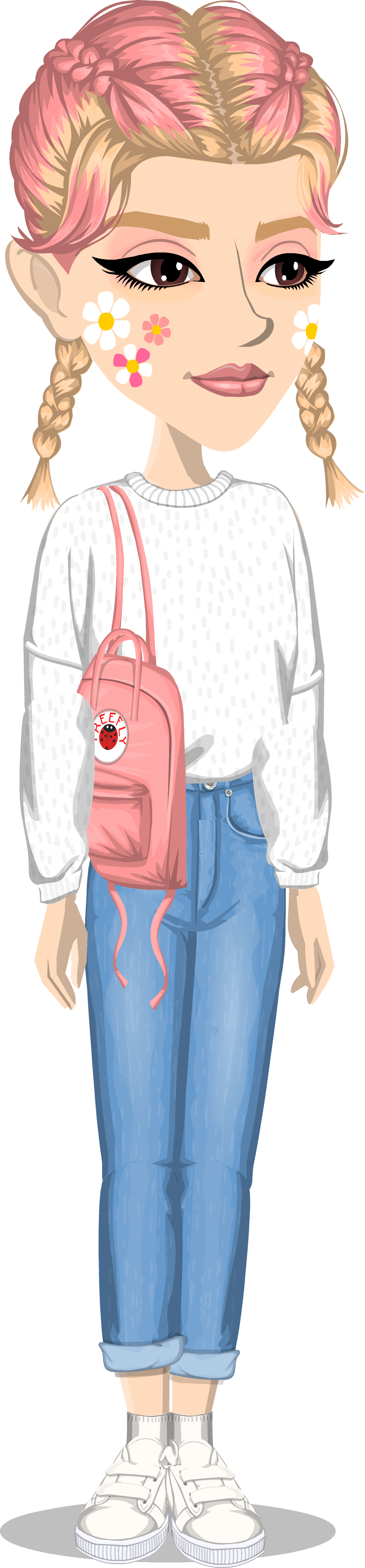 Mon Compte Msp - Msp Tumblr Outfits Aesthetic (1019x4372), Png Download