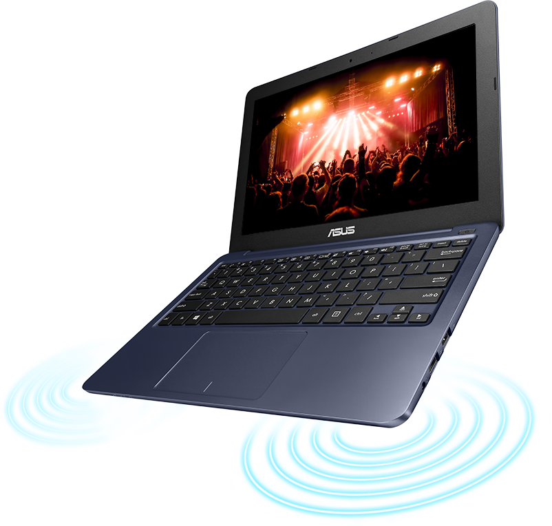 Front-facing Speakers That Direct Sound Towards You - Asus E202sa Specification (802x764), Png Download