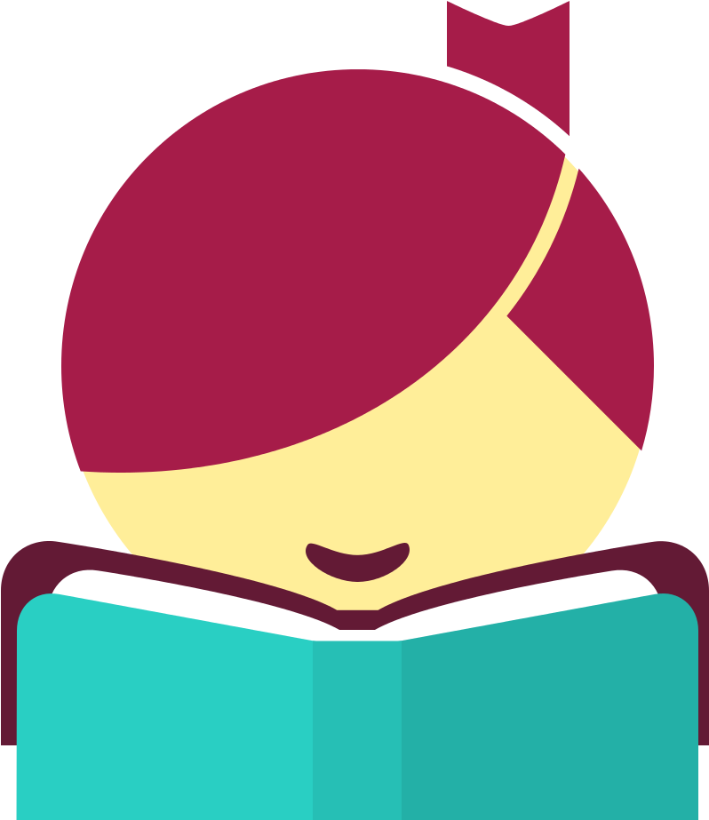 Story Time @ Mml - Girl Reading: A Novel (1024x1024), Png Download