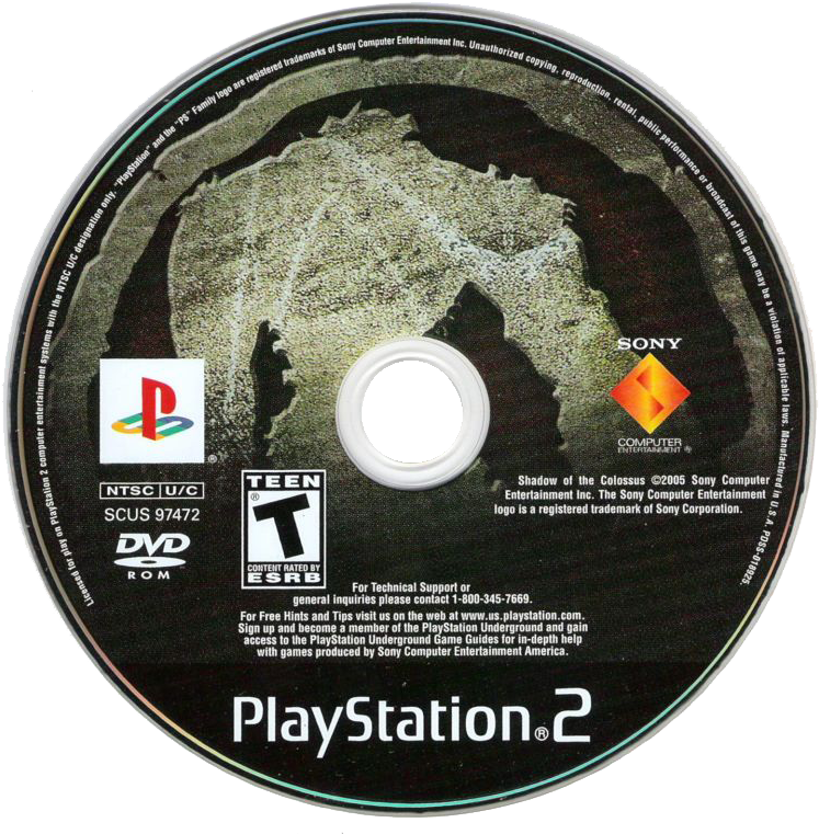 Shadow Of The Colossus - Shadow Of The Colossus Cd (800x777), Png Download