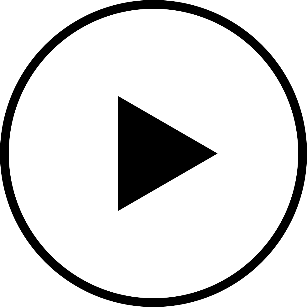 Png File - Play Button Silhouette (980x980), Png Download