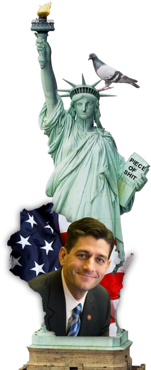 Ryan [ Img] - Statue Of Liberty (332x743), Png Download