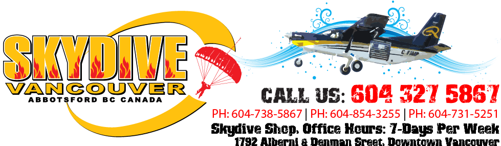 Sky Diving In Canada (980x296), Png Download