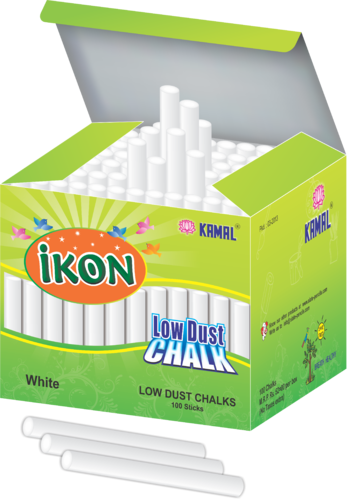 Kamal Low Dust Chalk - Chalk (347x500), Png Download