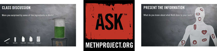 Meth Project States - Just Walk Across The Room (759x179), Png Download