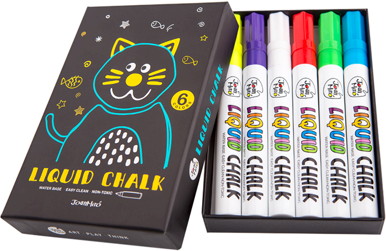 Merlot Chalk Children's Dust Free Chalk Liquid Chalk - Sidewalk Chalk (800x800), Png Download