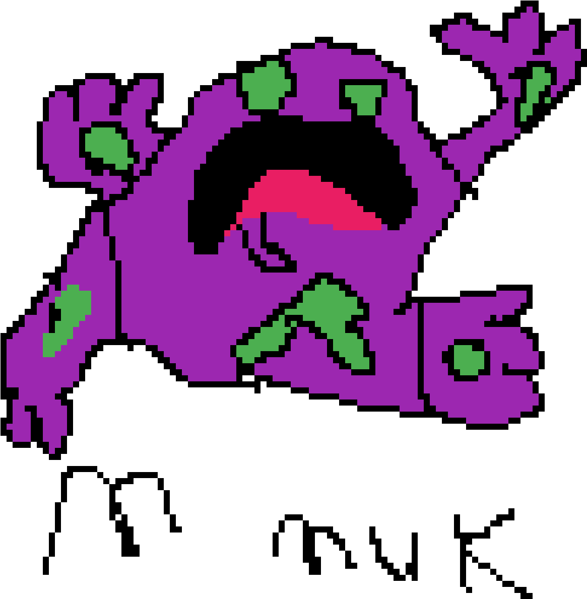Muk - Pixel Art (1200x1200), Png Download