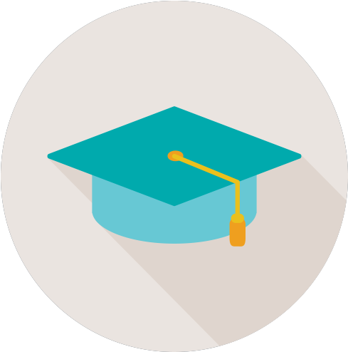 Iamt Icon Grad - Graduation (800x500), Png Download