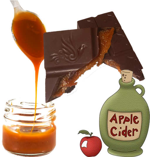 Apple Cider Caramel - Clip Art Apple Cider (520x540), Png Download