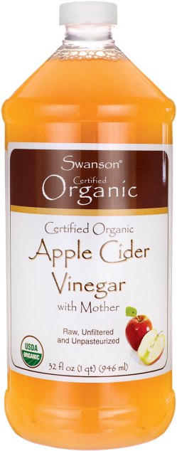 Don 't Drink Just Any Apple Cider Vinegar - Swanson Organic Certified Organic Apple Cider Vinegar (650x650), Png Download