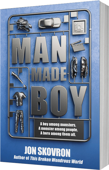 Manmadeboypb 3d - Man Made Boy By Jon Skovron (477x696), Png Download