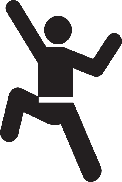 Rock - Clip Art Climber (402x598), Png Download