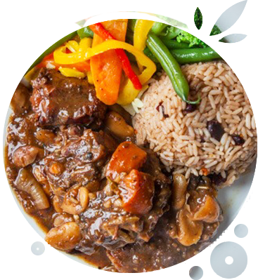 Braised Oxtail - 48th Street Grille (367x399), Png Download