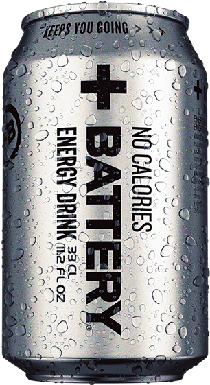 Original Battery No Cal No Calories Product Image Can - Can Battery Energy Drink (400x600), Png Download
