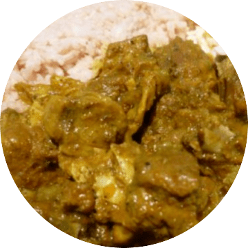 Curry Goat Platter - Curry Goat Jamaican Food (361x361), Png Download
